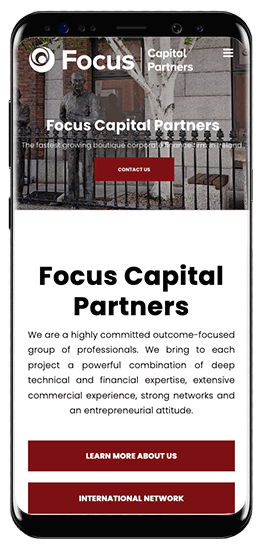 Focus Capital Partners is a highly committed group of professionals providing a combination of technical and financial expertise, commercial experience, and strong networks to each project.