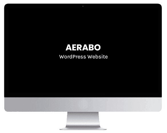 WordPress website built for AERABO.