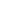 A white circle with a logo, font, graphics, and symbol creates a unique graphic design.